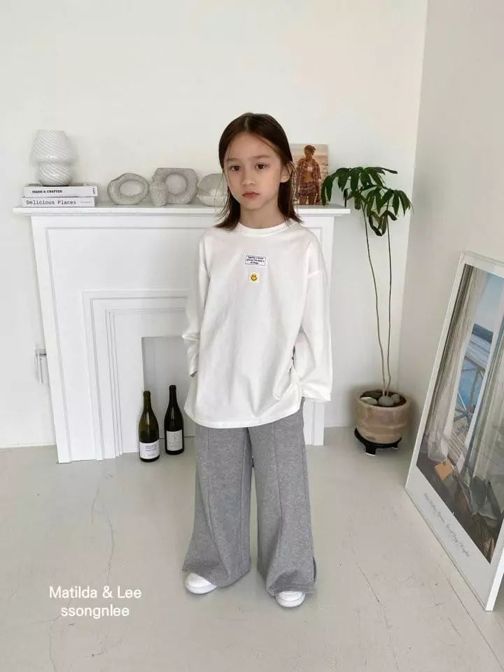 Matilda & Lee - Korean Children Fashion - #fashionkids - Smile Patch Tee