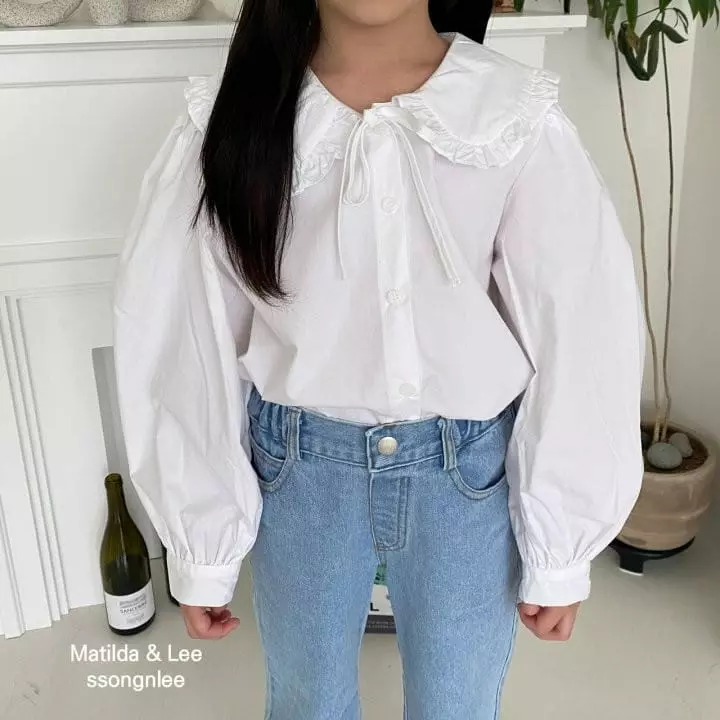 Matilda & Lee - Korean Children Fashion - #fashionkids - Collar Blouse - 10
