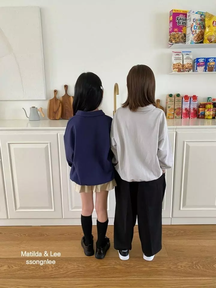 Matilda & Lee - Korean Children Fashion - #fashionkids - Tennis Collar Tee - 9