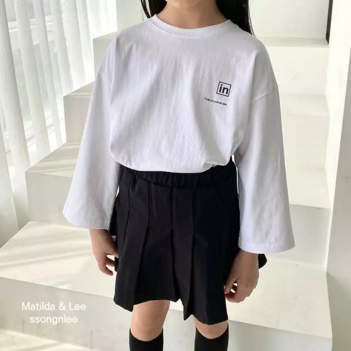 Matilda & Lee - Korean Children Fashion - #kidsshorts - In Tee - 5