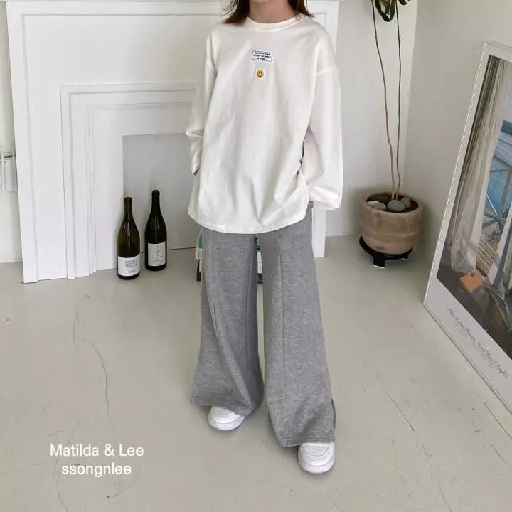 Matilda & Lee - Korean Children Fashion - #kidsshorts - Smile Patch Tee - 2