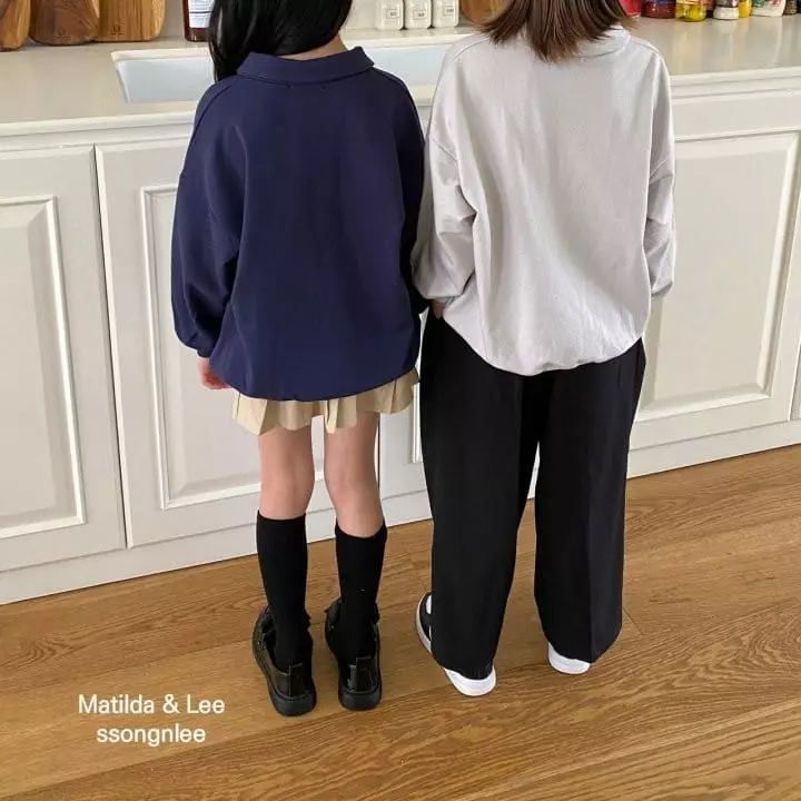 Matilda & Lee - Korean Children Fashion - #kidsshorts - Tennis Collar Tee - 10