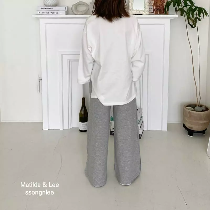 Matilda & Lee - Korean Children Fashion - #kidsshorts - Slit Wide Pants - 9