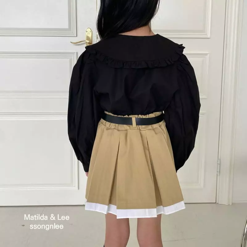 Matilda & Lee - Korean Children Fashion - #kidsstore - Collar Blouse - 12