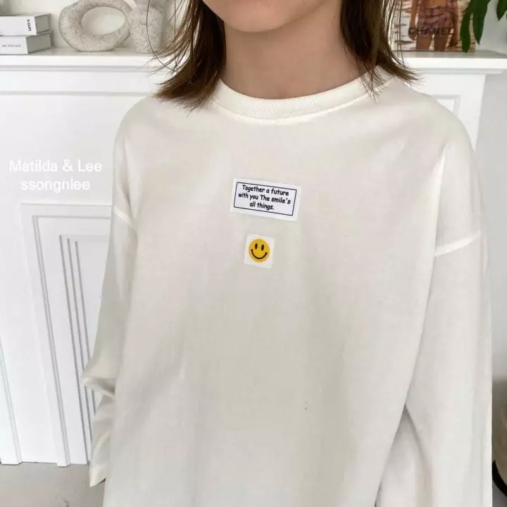 Matilda & Lee - Korean Children Fashion - #kidsstore - Smile Patch Tee - 4