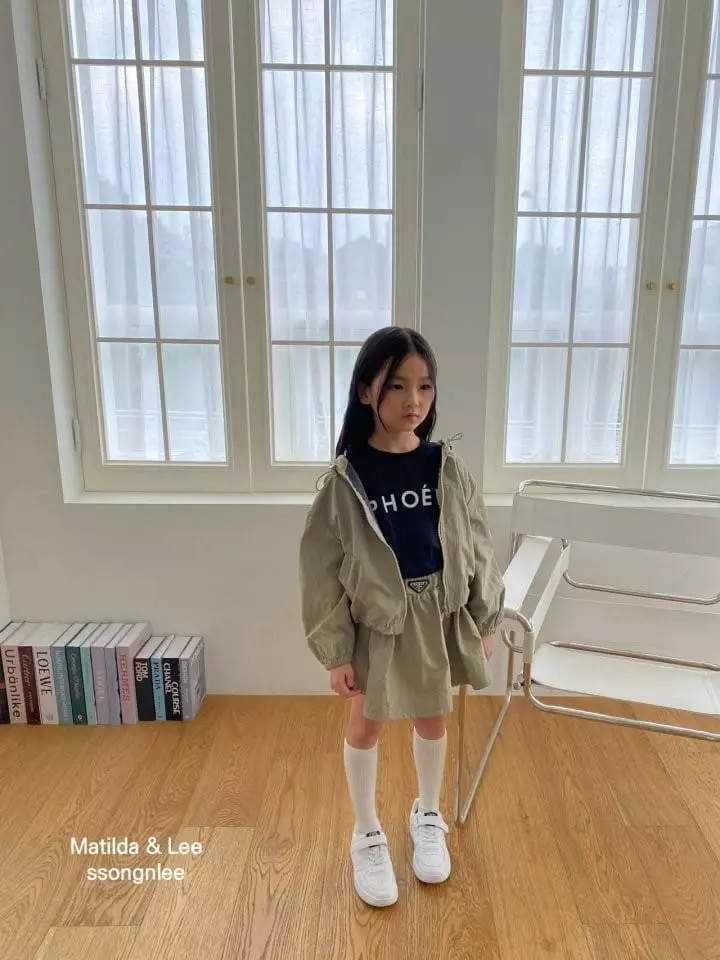 Matilda & Lee - Korean Children Fashion - #magicofchildhood - Hoody Shirring Windbreaker Jacket - 9
