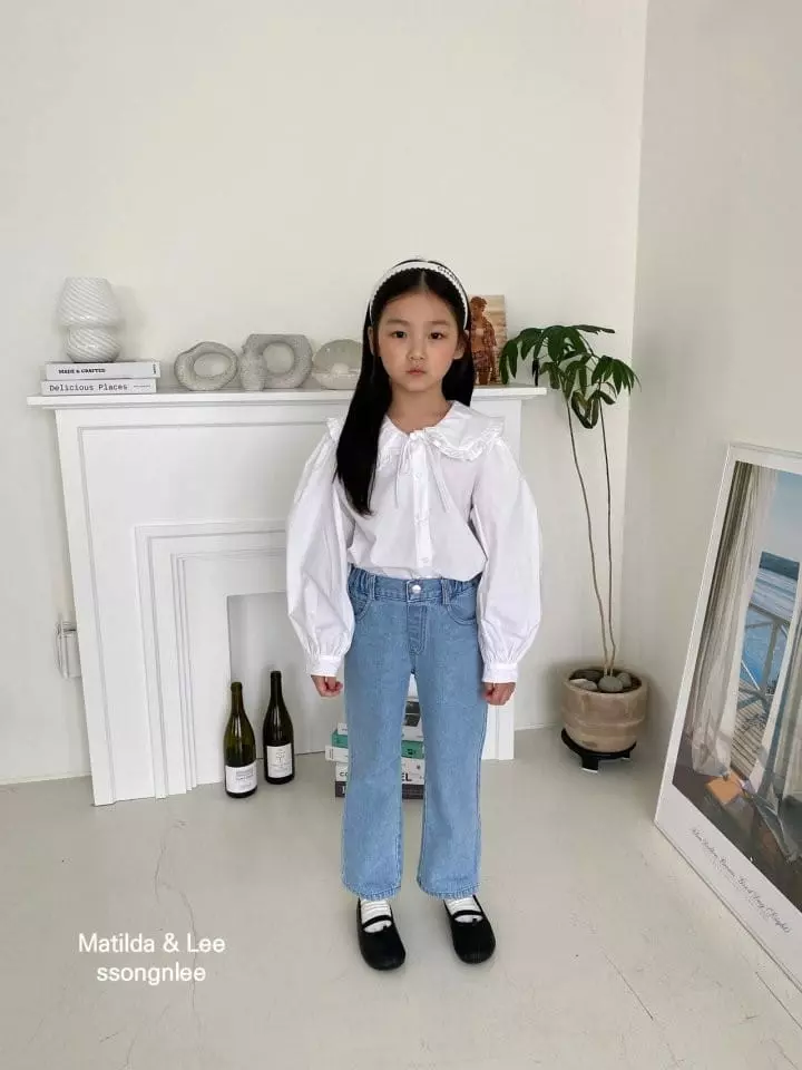 Matilda & Lee - Korean Children Fashion - #minifashionista - Collar Blouse