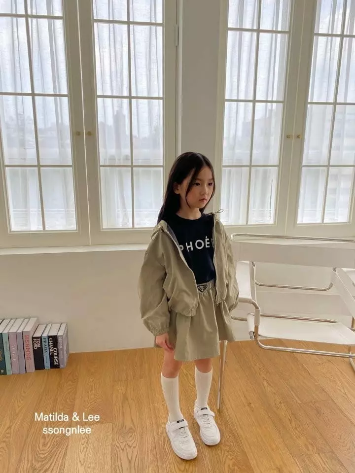 Matilda & Lee - Korean Children Fashion - #minifashionista - Hoody Shirring Windbreaker Jacket - 10