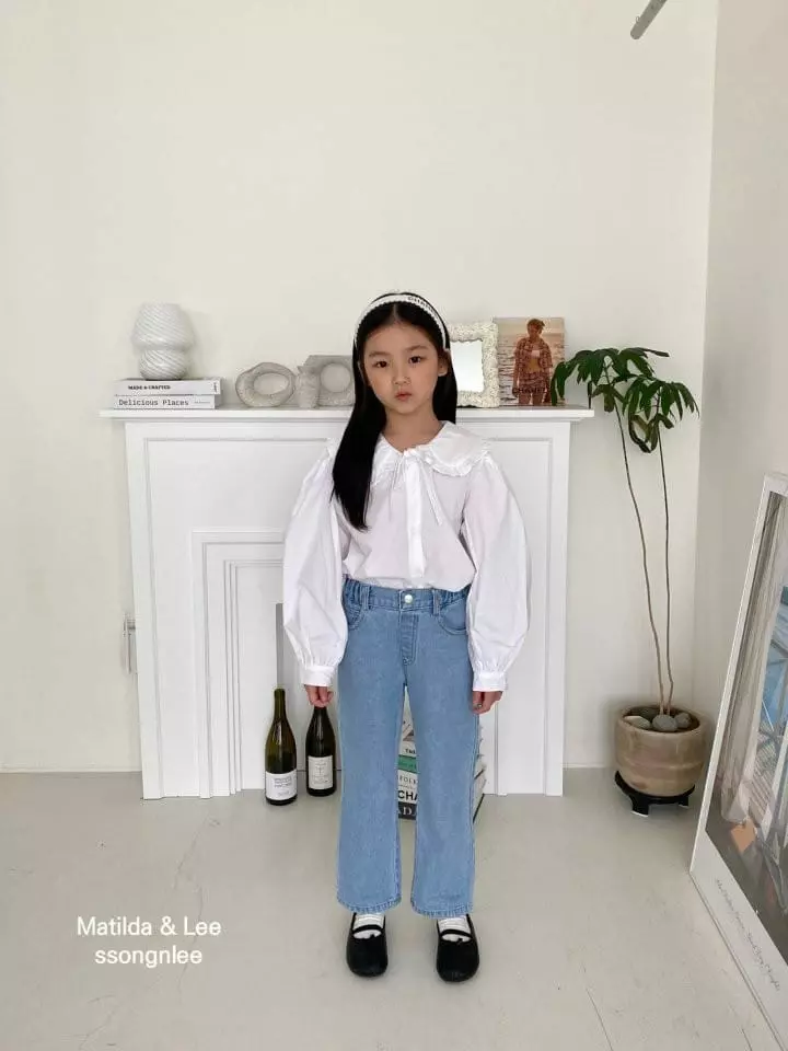 Matilda & Lee - Korean Children Fashion - #prettylittlegirls - Collar Blouse - 2