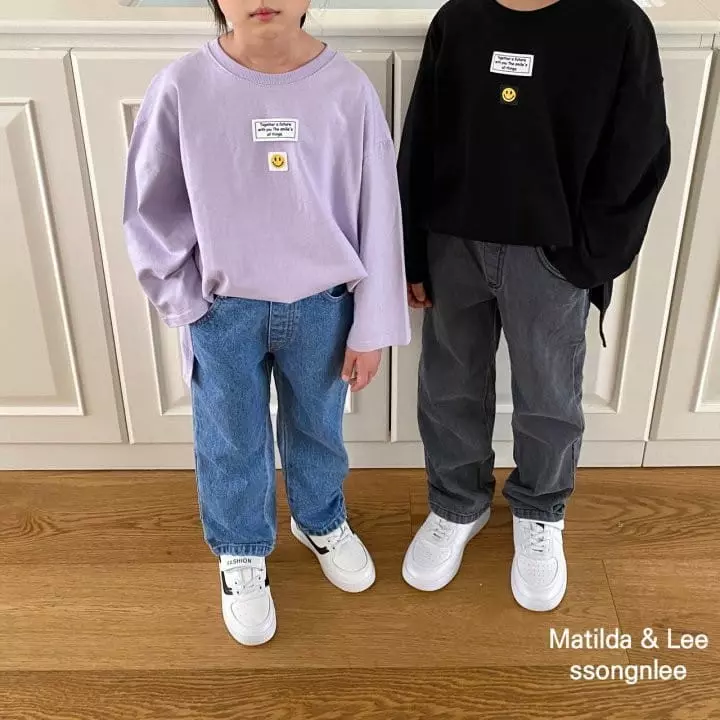 Matilda & Lee - Korean Children Fashion - #stylishchildhood - Smile Patch Tee - 12