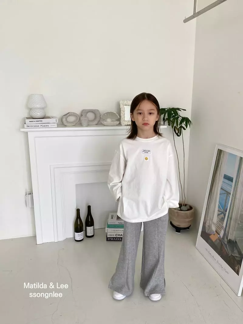 Matilda & Lee - Korean Children Fashion - #stylishchildhood - Slit Wide Pants - 3
