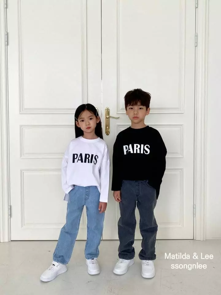 Matilda & Lee - Korean Children Fashion - #stylishchildhood - Paris Tee - 2