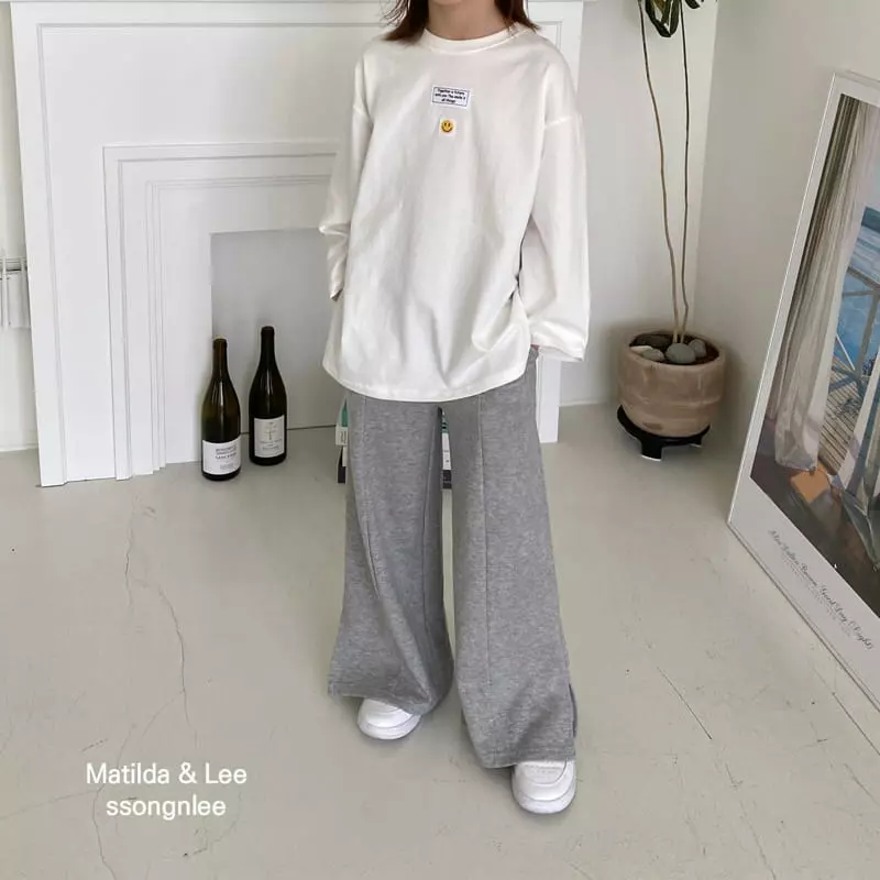 Matilda & Lee - Korean Children Fashion - #toddlerclothing - Slit Wide Pants - 2