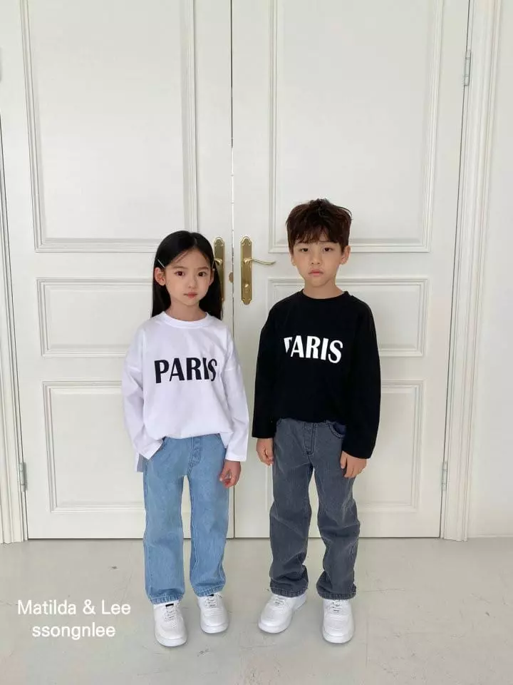 Matilda & Lee - Korean Children Fashion - #toddlerclothing - Paris Tee