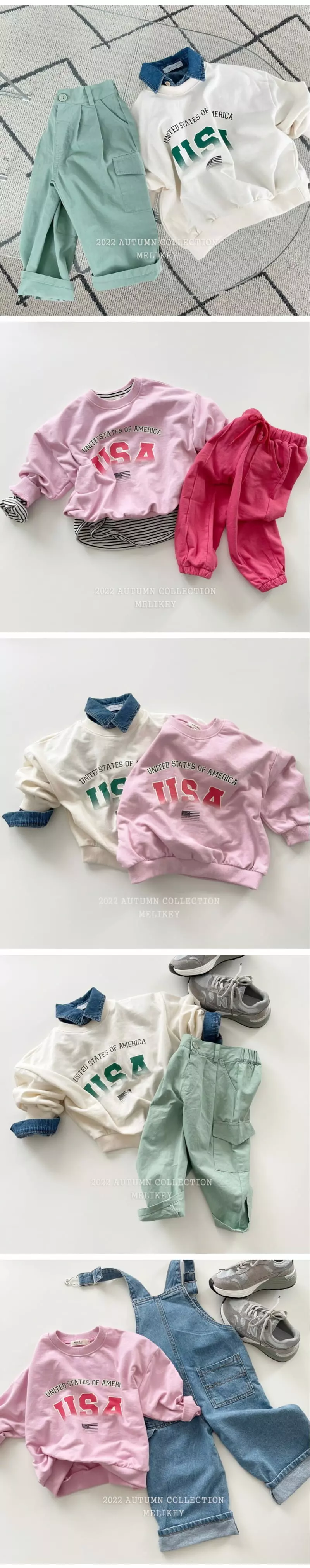 Melikey - Korean Children Fashion - #Kfashion4kids - USA Sweatshirt - 3