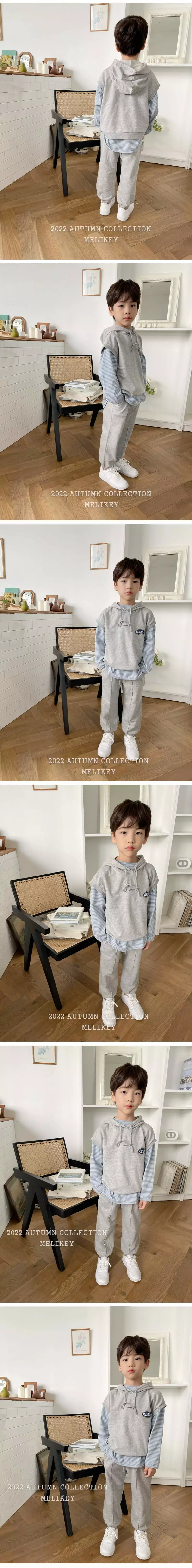Melikey - Korean Children Fashion - #childofig - Wapen Hoody Vest - 2