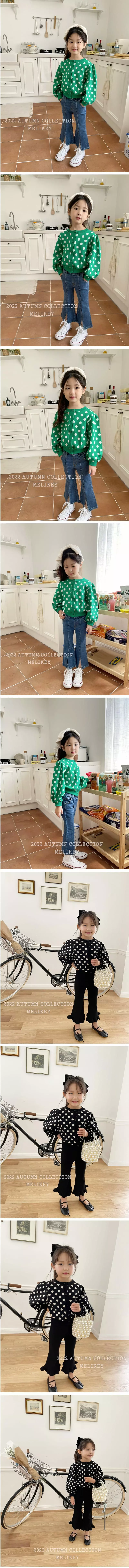 Melikey - Korean Children Fashion - #childrensboutique - Dot Puff Cardigan