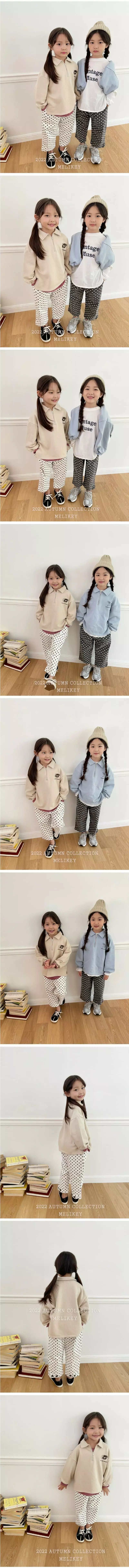 Melikey - Korean Children Fashion - #designkidswear - Dot Bijou Pants