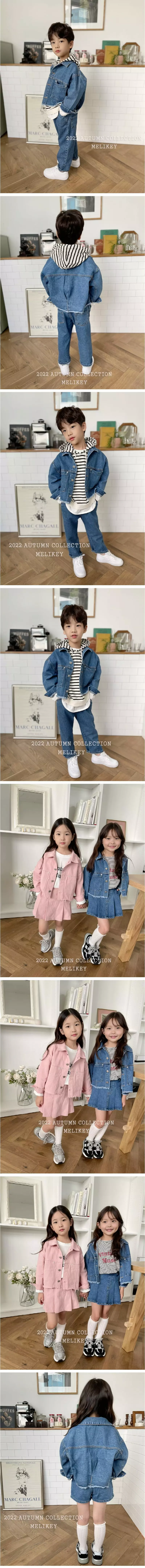 Melikey - Korean Children Fashion - #discoveringself - Point Shorty Jacket