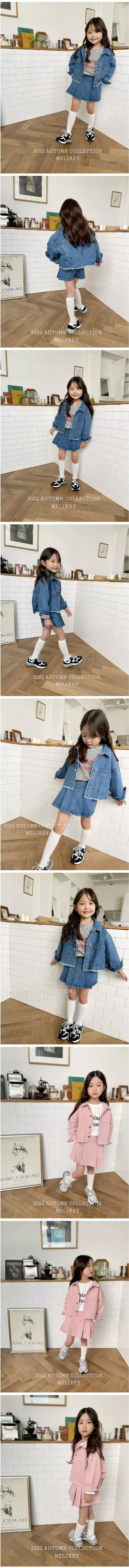 Melikey - Korean Children Fashion - #fashionkids - Point Shorty Jacket - 2