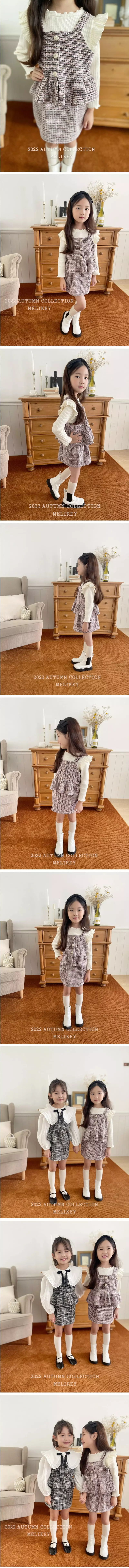 Melikey - Korean Children Fashion - #fashionkids - Pumpkin Bustier Top Bottom Set