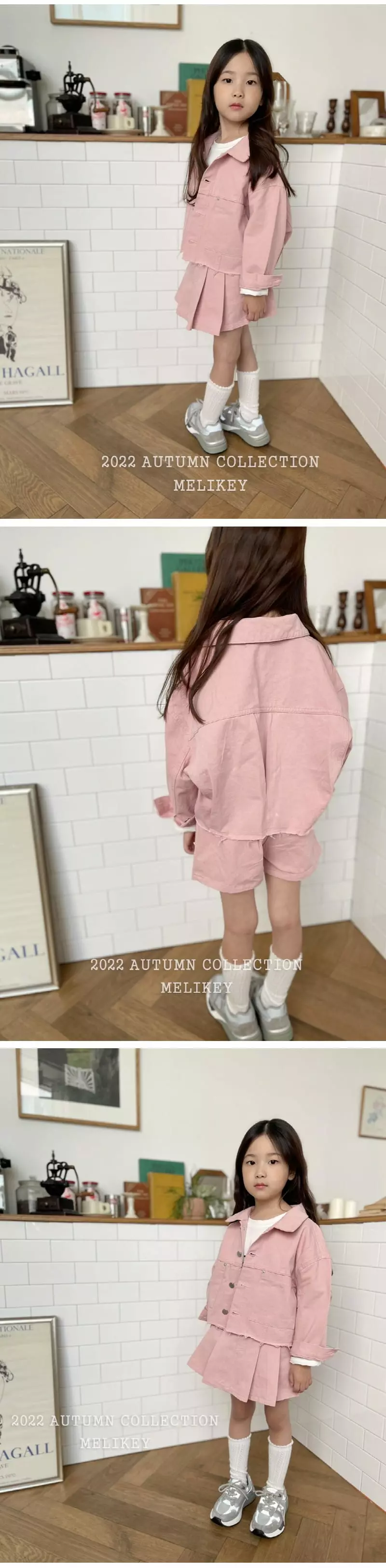 Melikey - Korean Children Fashion - #kidsshorts - Point Shorty Jacket - 3