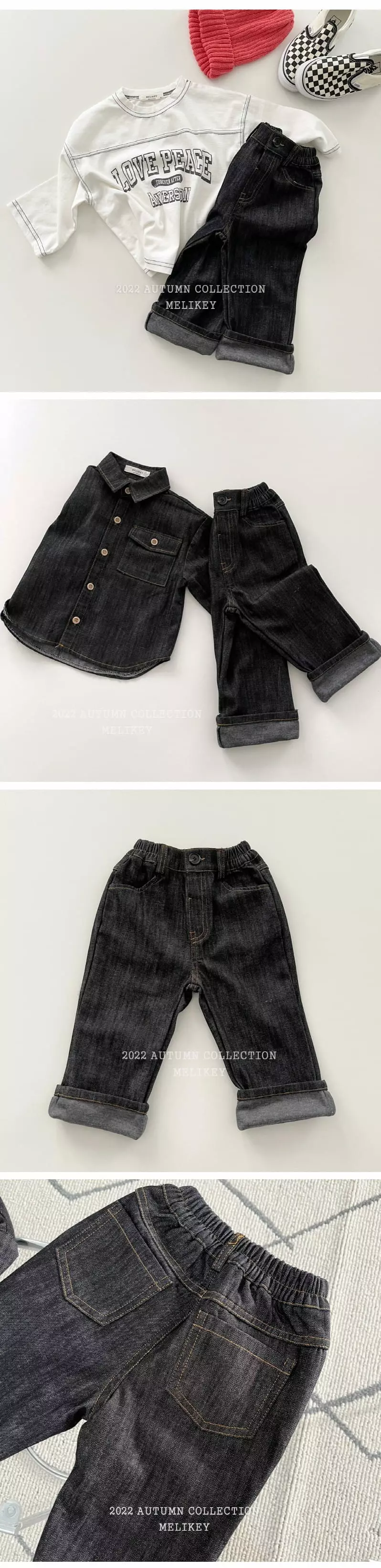 Melikey - Korean Children Fashion - #kidsshorts - Roll-up Pants - 3