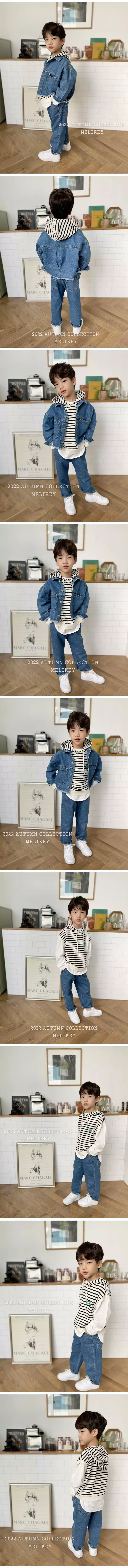 Melikey - Korean Children Fashion - #kidsshorts - Basic Jeanas