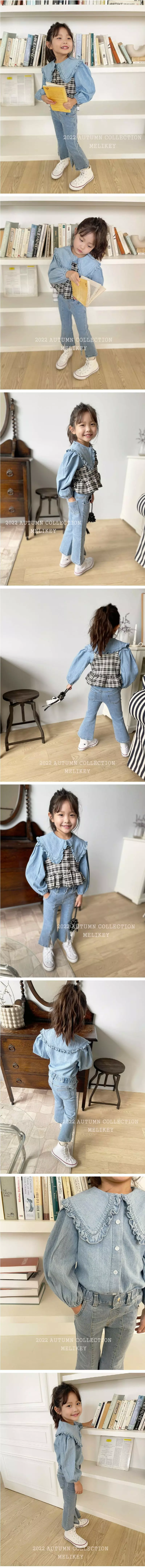 Melikey - Korean Children Fashion - #kidzfashiontrend - 22 Denim Bloue