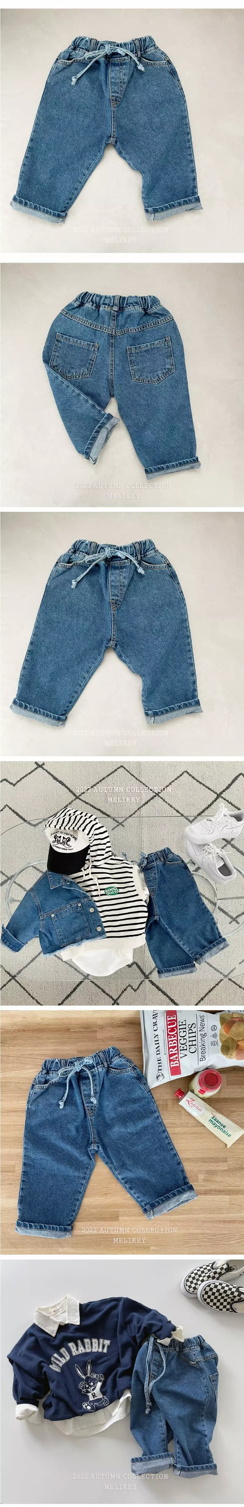 Melikey - Korean Children Fashion - #kidzfashiontrend - Basic Jeanas - 3