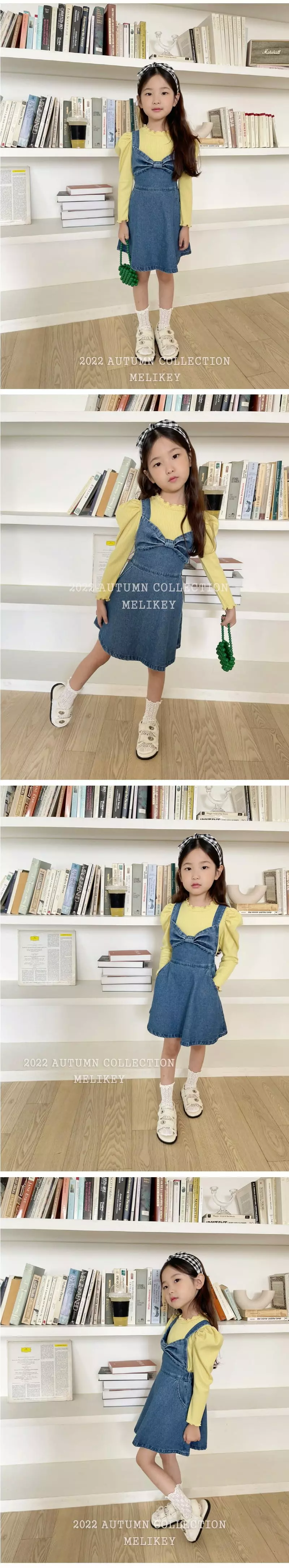 Melikey - Korean Children Fashion - #littlefashionista - Mimi Rib Puff Tee - 2