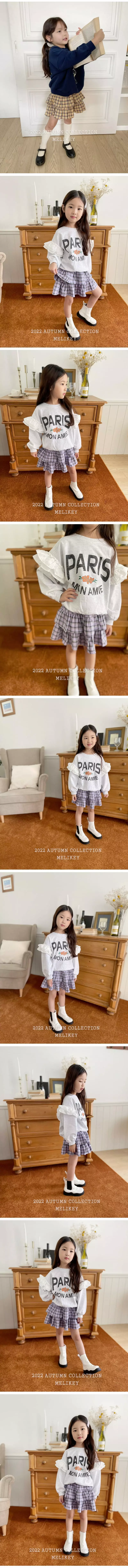 Melikey - Korean Children Fashion - #magicofchildhood - Check Cancan Skirt - 2