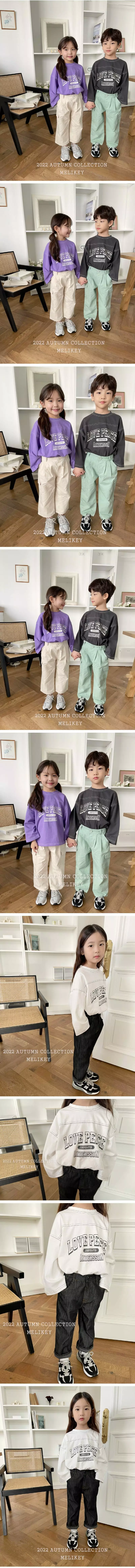 Melikey - Korean Children Fashion - #stylishchildhood - Love Slit Tee