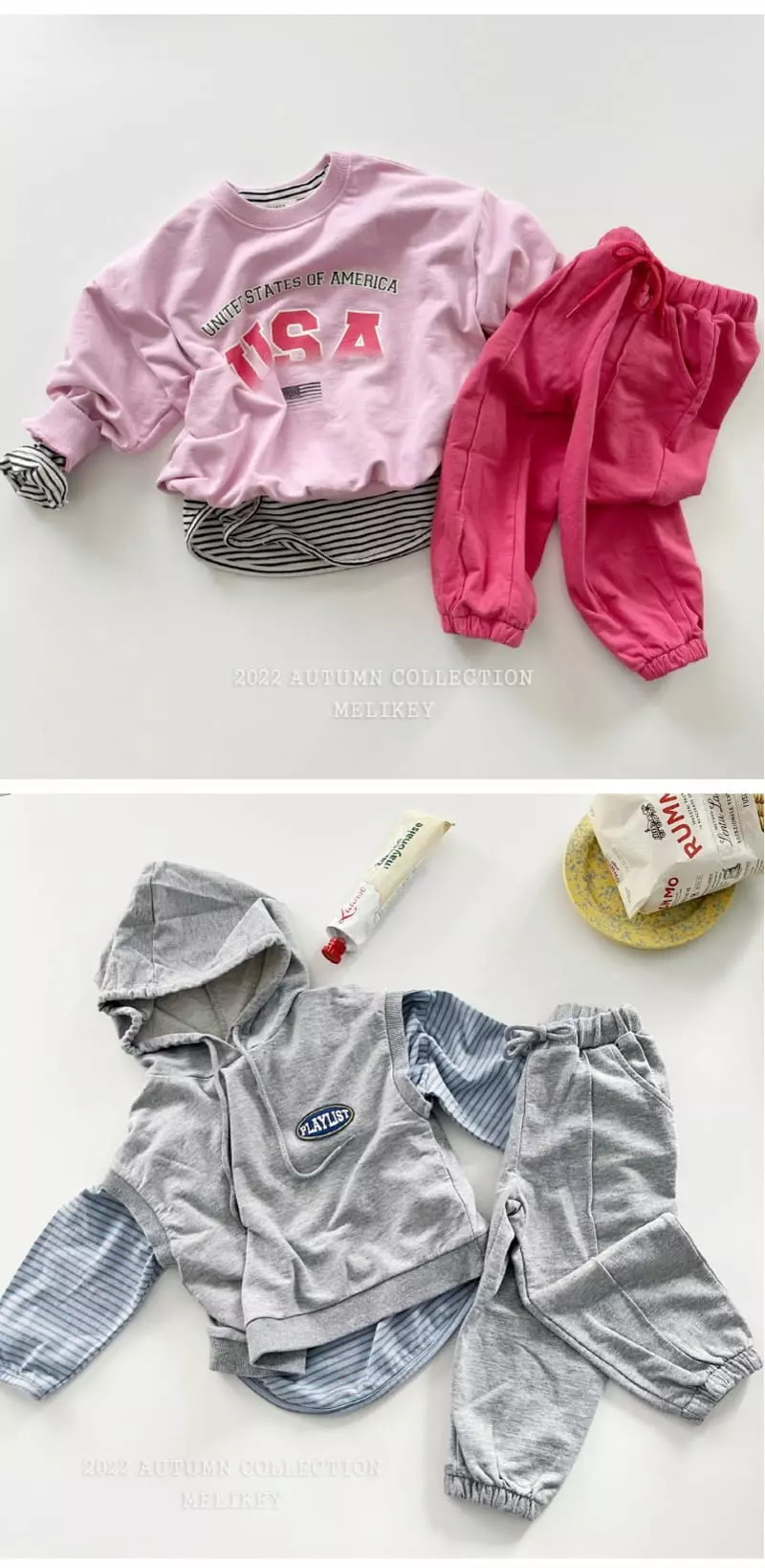Melikey - Korean Children Fashion - #stylishchildhood - Pintuck Jogger Pants - 3