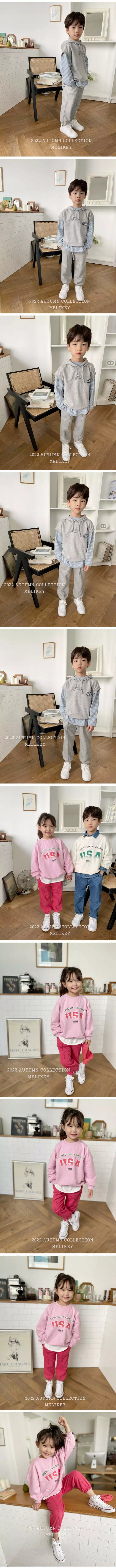 Melikey - Korean Children Fashion - #toddlerclothing - Pintuck Jogger Pants - 2