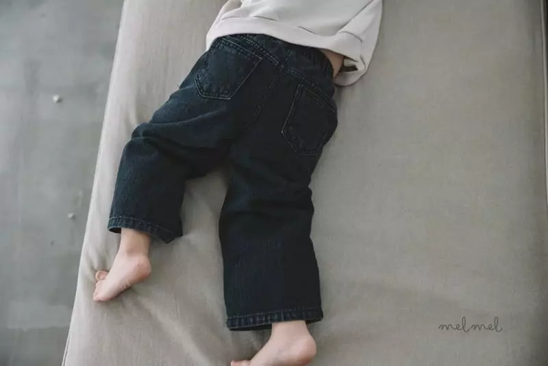 Melmel - Korean Baby Fashion - #babyboutique - Straight Jeans - 5