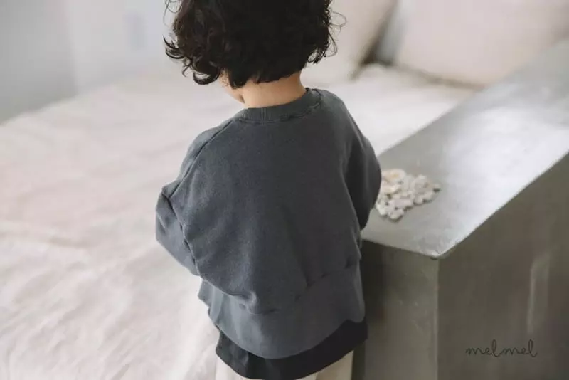Melmel - Korean Baby Fashion - #babyclothing - Crop Sweatshirt - 8