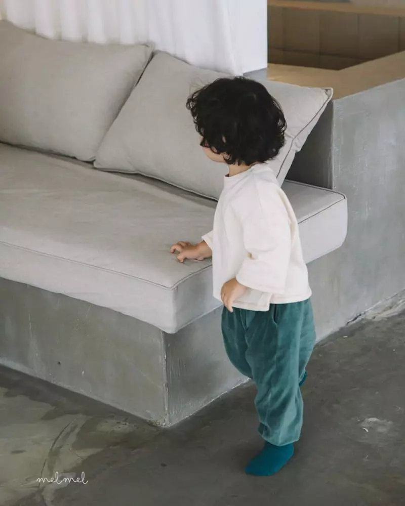 Melmel - Korean Baby Fashion - #babyfashion - Veloure Pants - 3