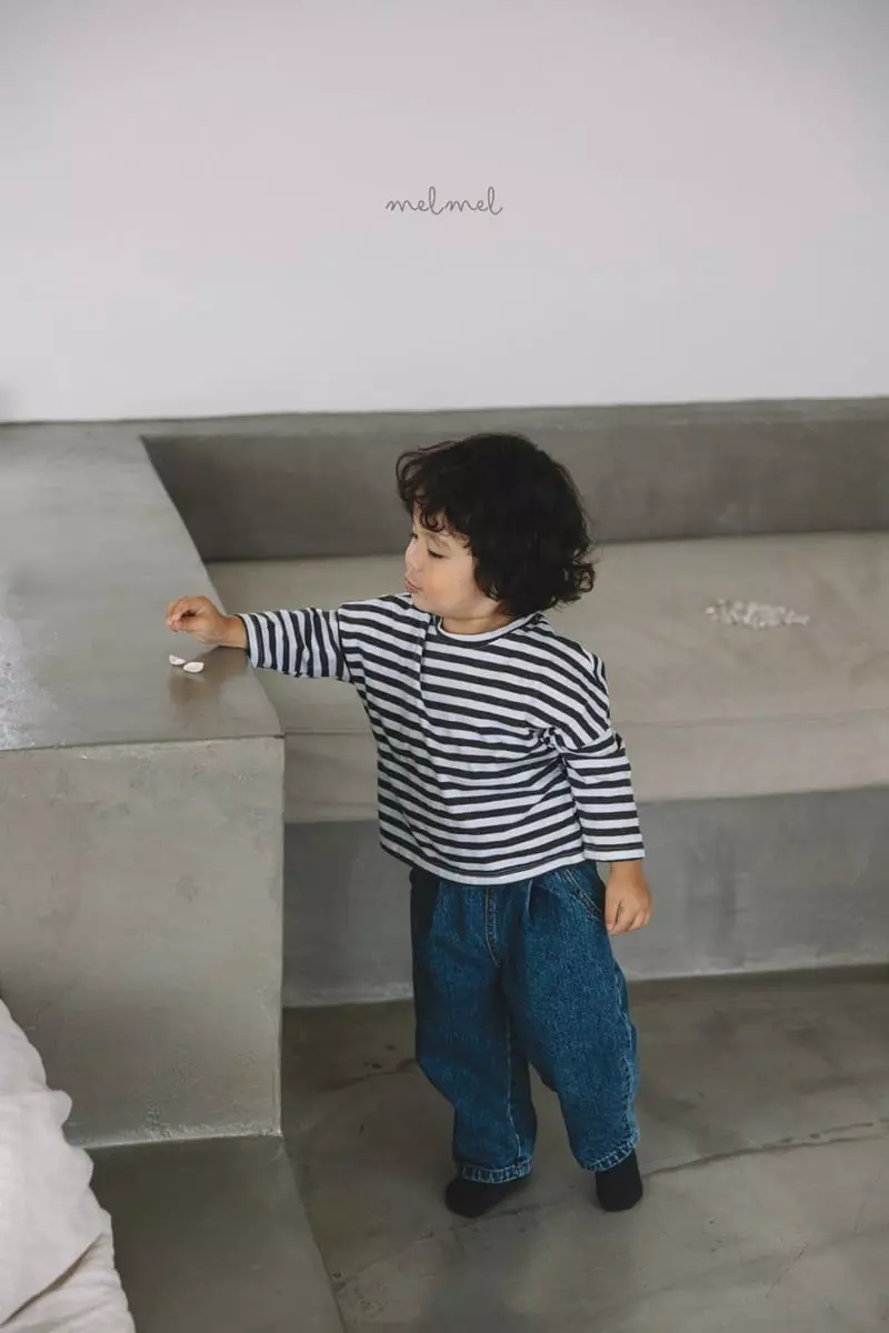 Melmel - Korean Baby Fashion - #babyfashion - Pintuck Jeans - 12