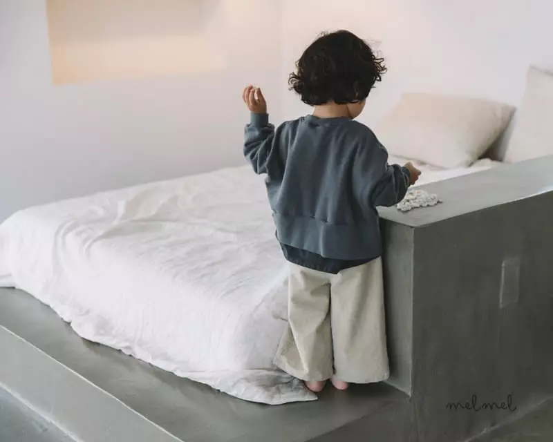 Melmel - Korean Baby Fashion - #babyfashion - Crop Sweatshirt - 9