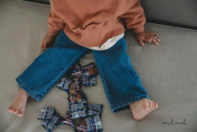Melmel - Korean Baby Fashion - #babyfashion - Straight Jeans - 8