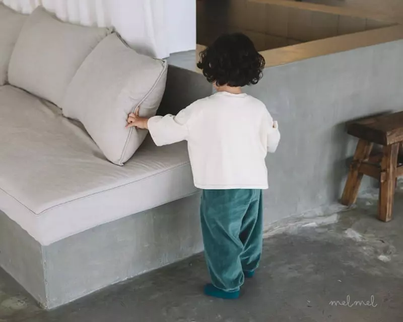 Melmel - Korean Baby Fashion - #babyfashion - Veloure Pants - 4