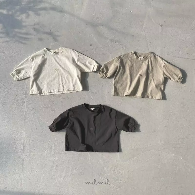 Melmel - Korean Baby Fashion - #babyfever - YAY Tee - 12