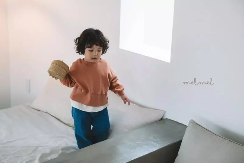 Melmel - Korean Baby Fashion - #babyfever - Crop Sweatshirt - 10