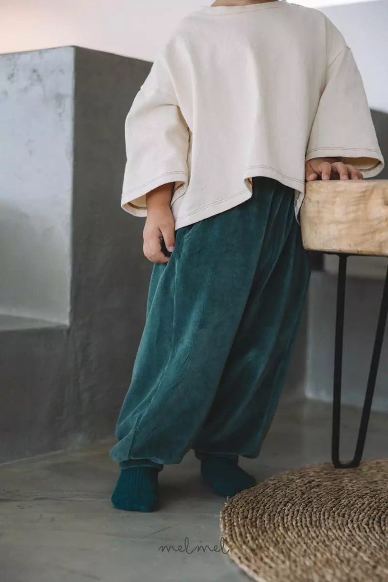 Melmel - Korean Baby Fashion - #babygirlfashion - Veloure Pants - 5