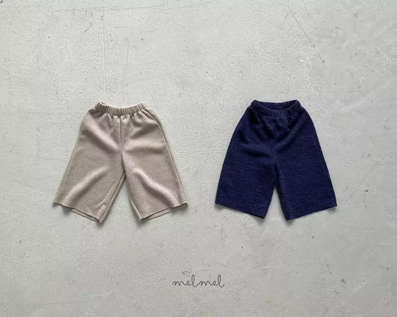 Melmel - Korean Baby Fashion - #babygirlfashion - Rib Wide Pants