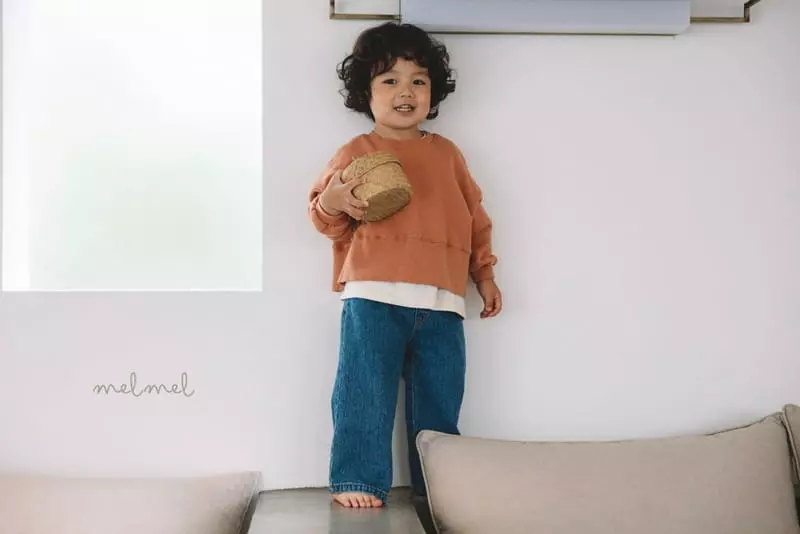 Melmel - Korean Baby Fashion - #babygirlfashion - Crop Sweatshirt - 11