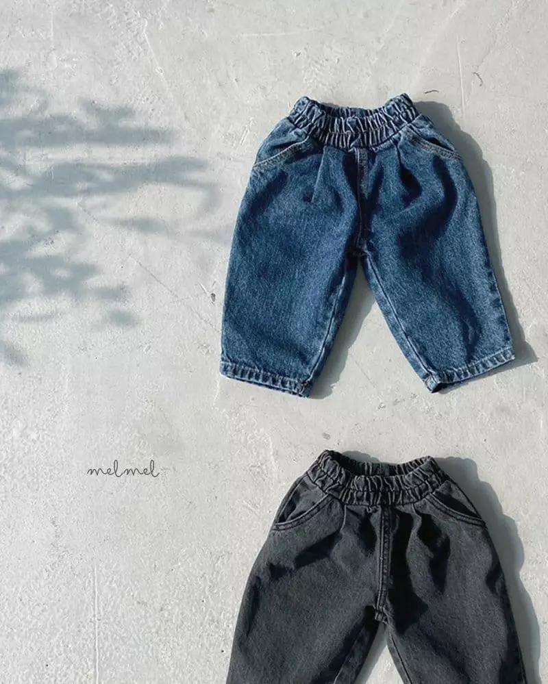 Melmel - Korean Baby Fashion - #babyoninstagram - Pintuck Jeans