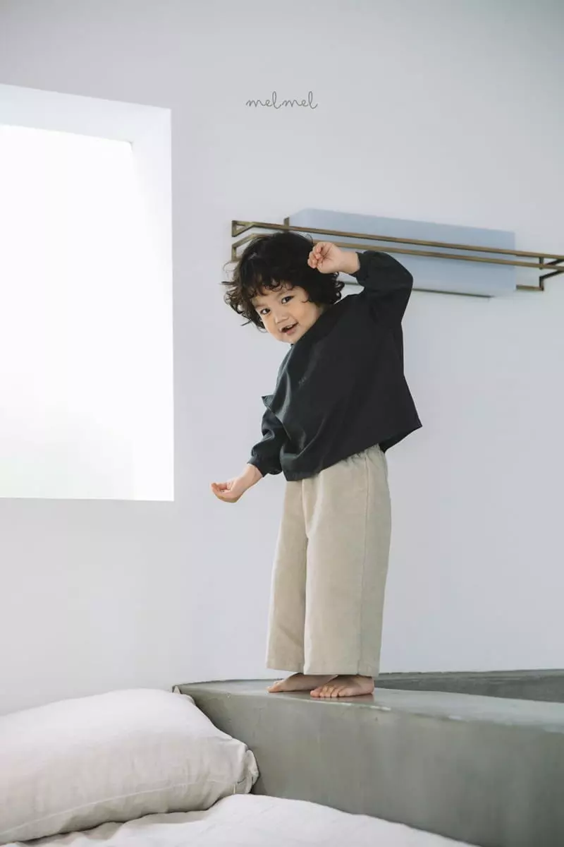 Melmel - Korean Baby Fashion - #babyootd - Rib Pants - 6