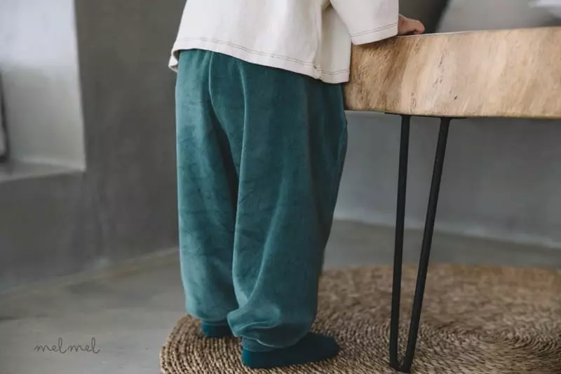 Melmel - Korean Baby Fashion - #babyoutfit - Veloure Pants - 9